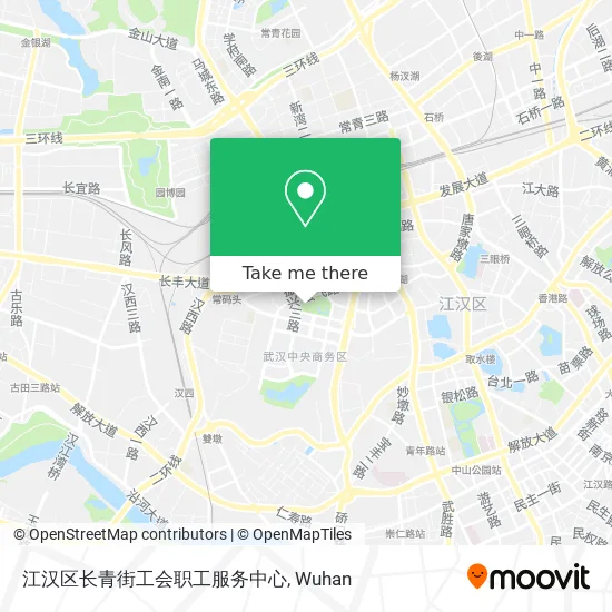 江汉区长青街工会职工服务中心 map