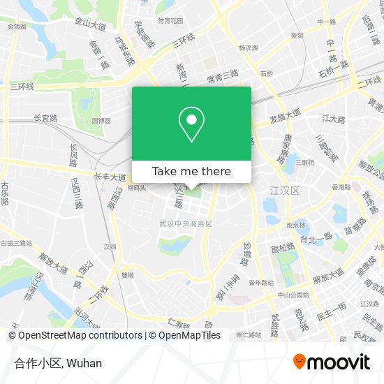 合作小区 map