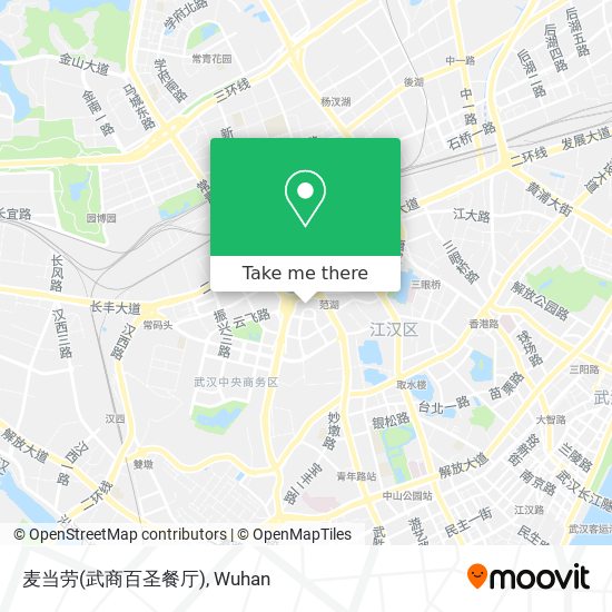 麦当劳(武商百圣餐厅) map