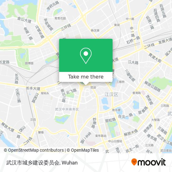 武汉市城乡建设委员会 map