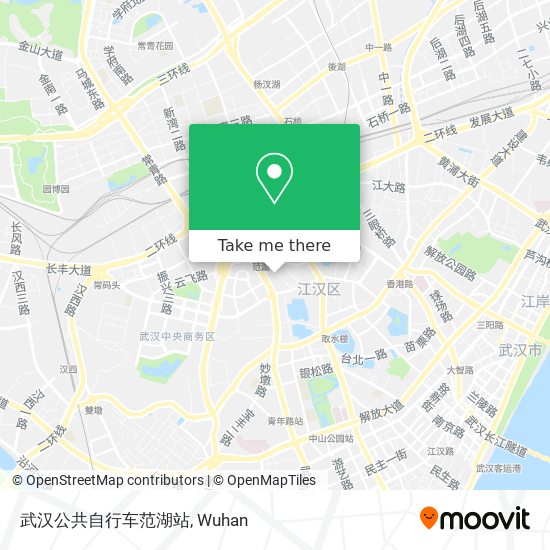 武汉公共自行车范湖站 map