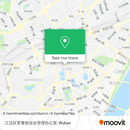 江汉区常青街综合管理办公室 map