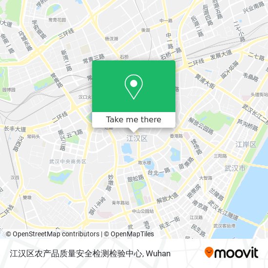 江汉区农产品质量安全检测检验中心 map