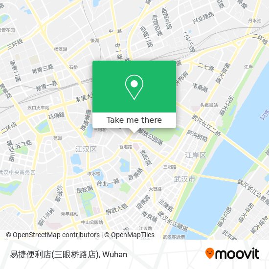 易捷便利店(三眼桥路店) map