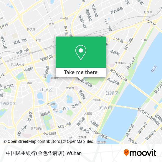 中国民生银行(金色华府店) map