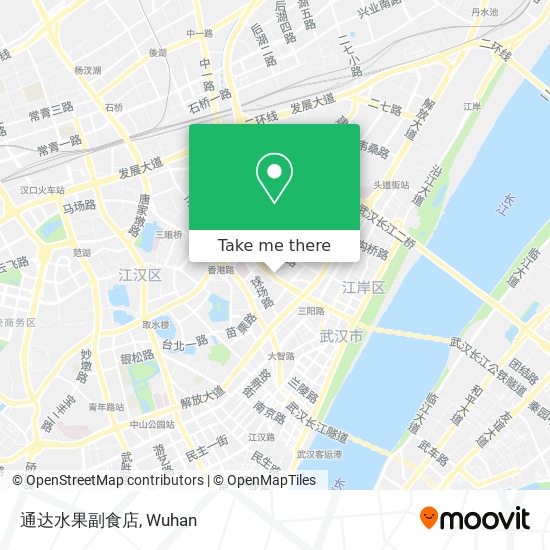 通达水果副食店 map