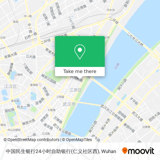 中国民生银行24小时自助银行(仁义社区西) map