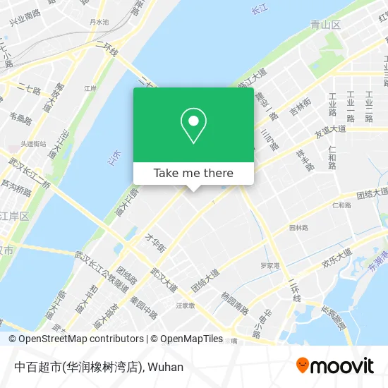 中百超市(华润橡树湾店) map