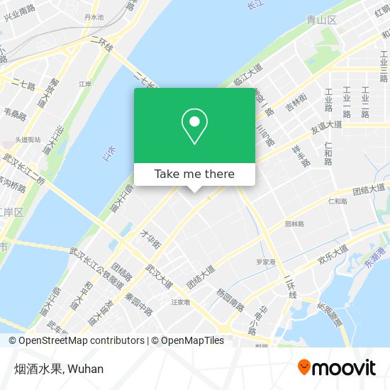 烟酒水果 map