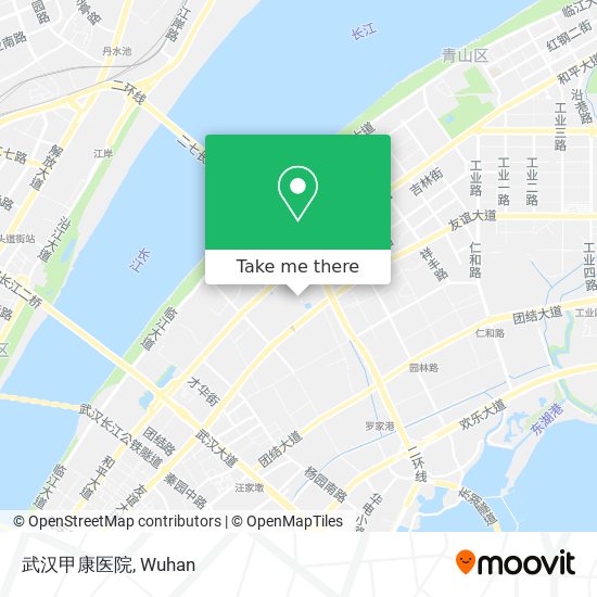 武汉甲康医院 map