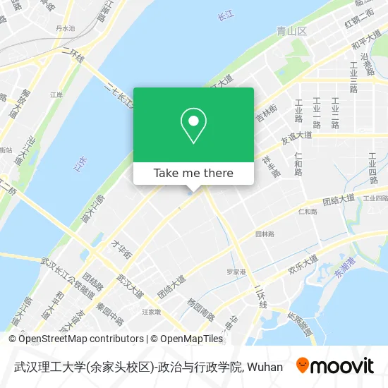 武汉理工大学(余家头校区)-政治与行政学院 map