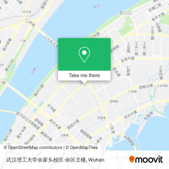 武汉理工大学余家头校区-余区主楼 map