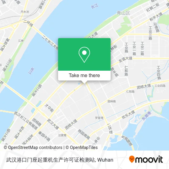 武汉港口门座起重机生产许可证检测站 map