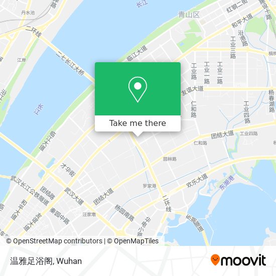 温雅足浴阁 map