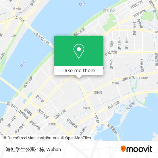 海虹学生公寓-1栋 map