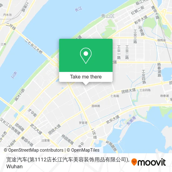 宽途汽车(第1112店长江汽车美容装饰用品有限公司) map