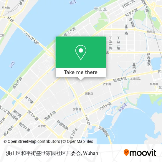 洪山区和平街盛世家园社区居委会 map
