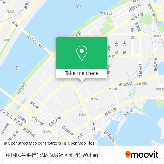 中国民生银行(柴林尚城社区支行) map