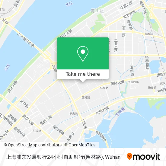 上海浦东发展银行24小时自助银行(园林路) map
