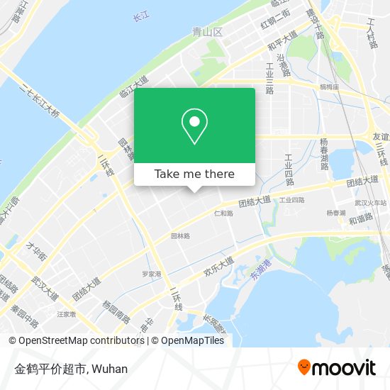 金鹤平价超市 map