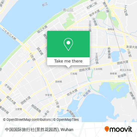 中国国际旅行社(景胜花园西) map