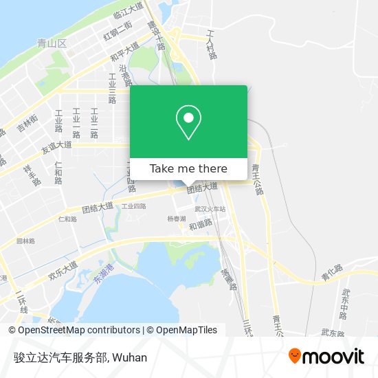 骏立达汽车服务部 map