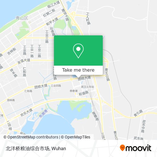 北洋桥粮油综合市场 map