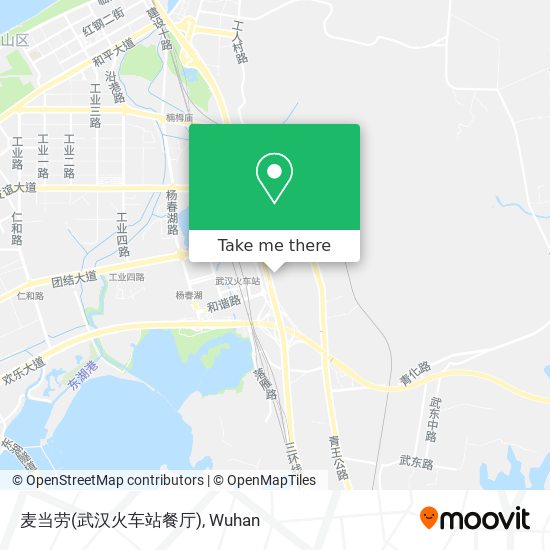 麦当劳(武汉火车站餐厅) map