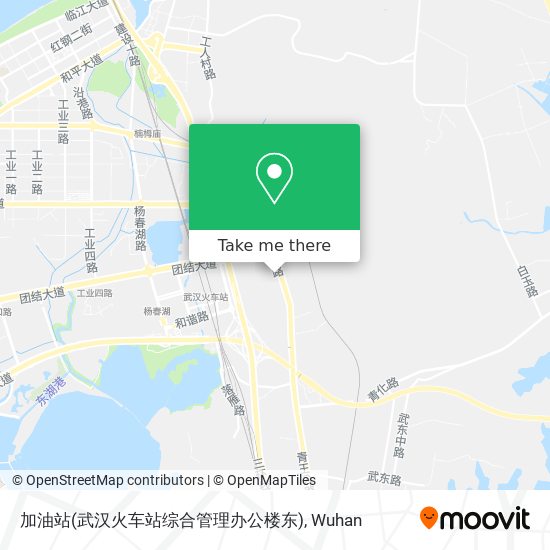 加油站(武汉火车站综合管理办公楼东) map