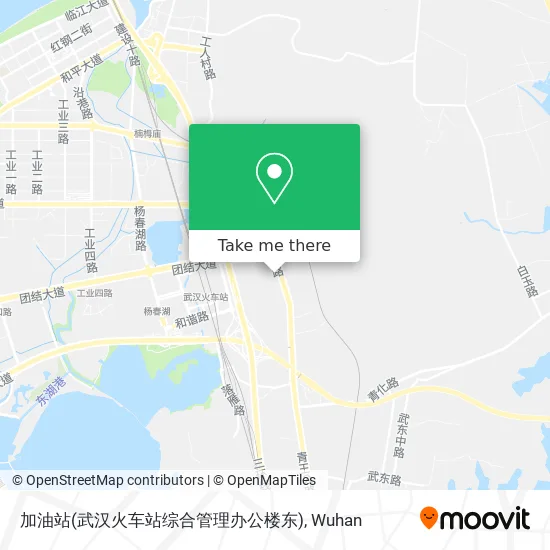 加油站(武汉火车站综合管理办公楼东) map