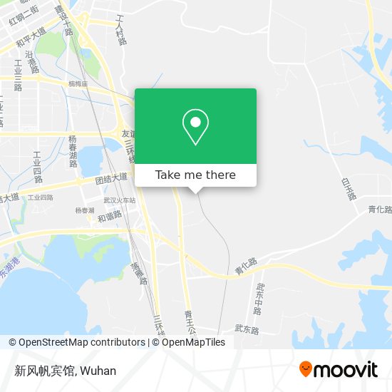 新风帆宾馆 map