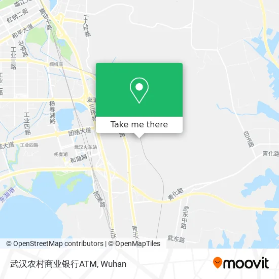 武汉农村商业银行ATM map