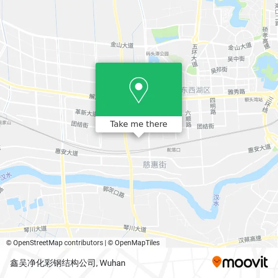 鑫吴净化彩钢结构公司 map