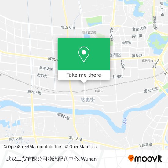 武汉工贸有限公司物流配送中心 map