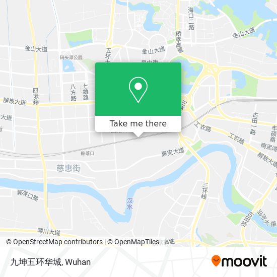 九坤五环华城 map