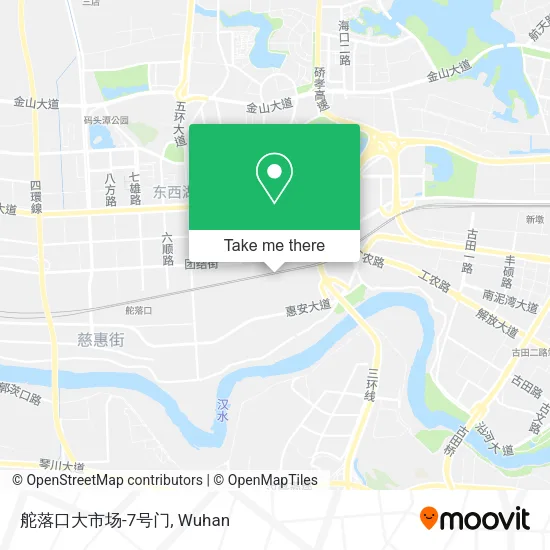 舵落口大市场-7号门 map
