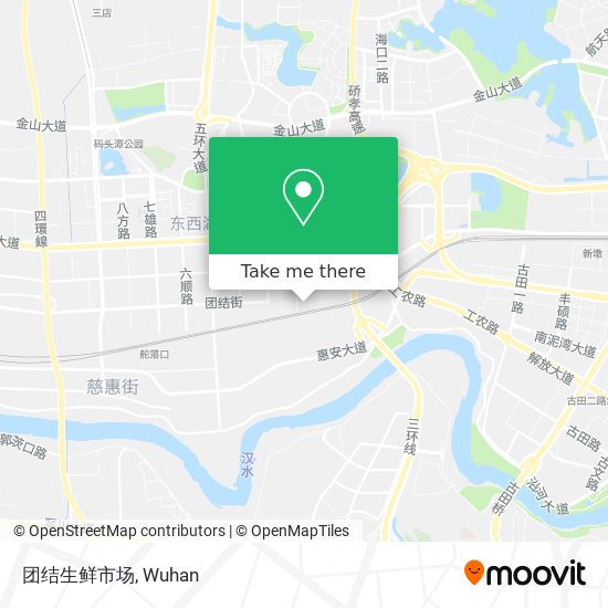 团结生鲜市场 map