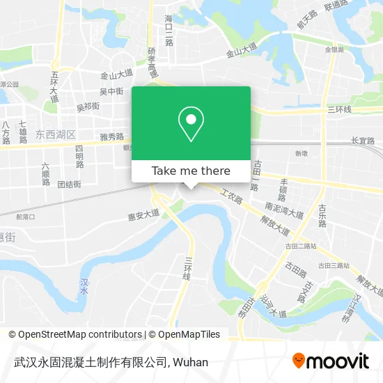 武汉永固混凝土制作有限公司 map