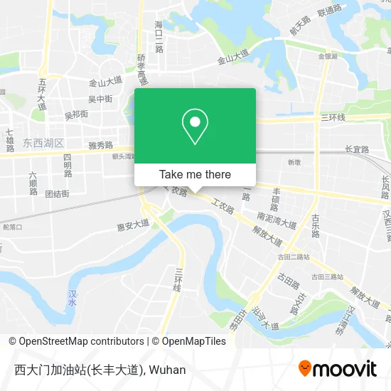 西大门加油站(长丰大道) map