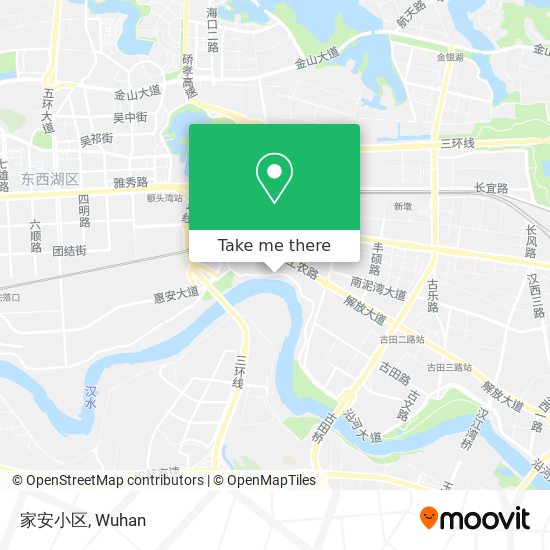 家安小区 map