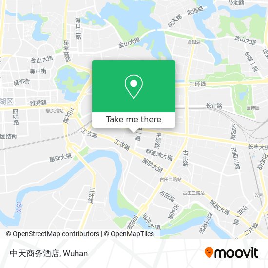 中天商务酒店 map