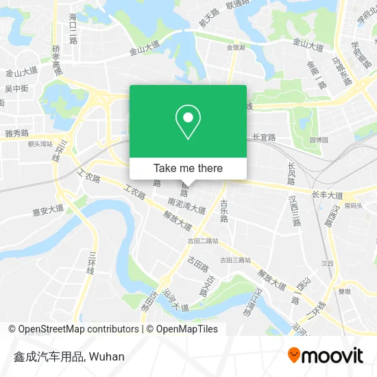 鑫成汽车用品 map