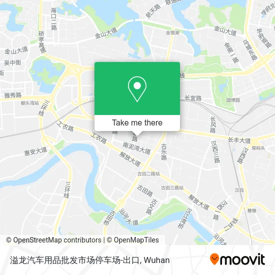 溢龙汽车用品批发市场停车场-出口 map