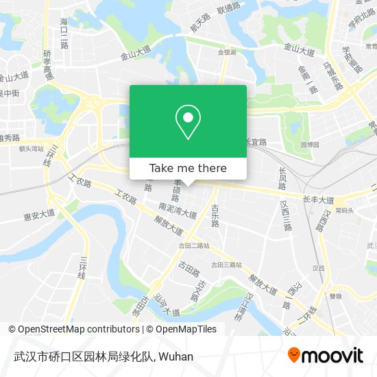 武汉市硚口区园林局绿化队 map