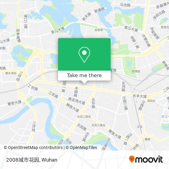 2008城市花园 map