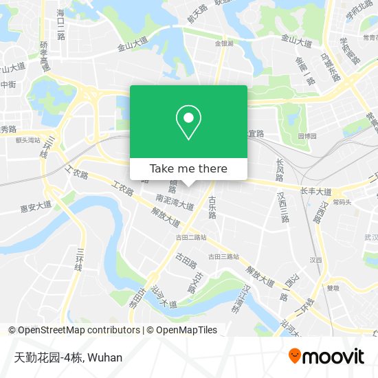 天勤花园-4栋 map
