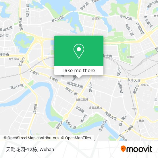 天勤花园-12栋 map