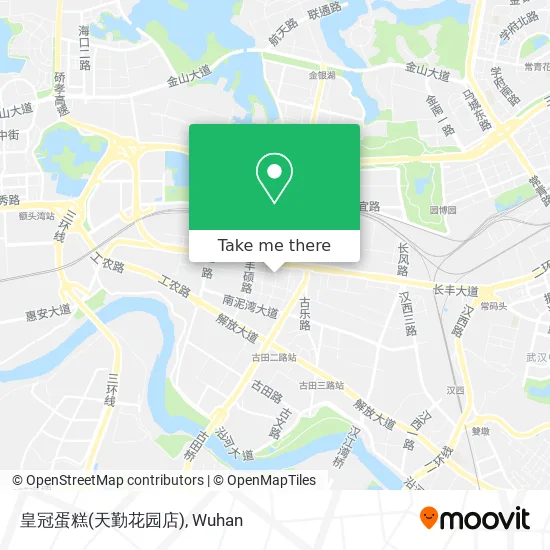 皇冠蛋糕(天勤花园店) map