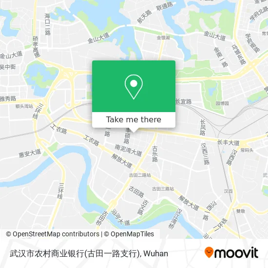 武汉市农村商业银行(古田一路支行) map