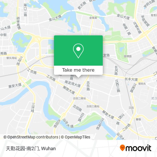 天勤花园-南2门 map